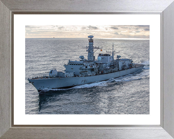 HMS Sutherland F81 Royal Navy type 23 Frigate Photo Print or Framed Print - Hampshire Prints