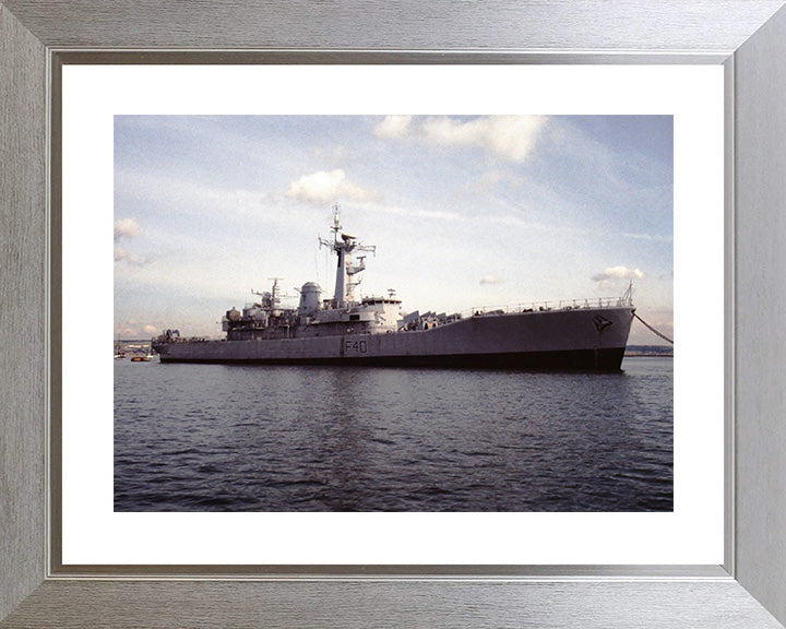 HMS Sirius F40 Royal Navy Leander class frigate Photo Print or Framed Print - Hampshire Prints