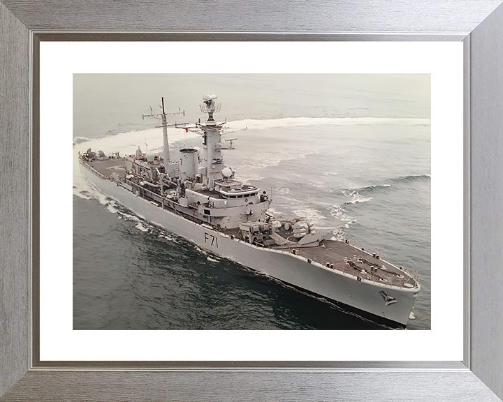 HMS Scylla F71 Royal Navy Leander class frigate Photo Print or Framed Print - Hampshire Prints