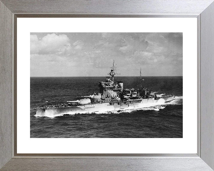 HMS Warspite (03) Royal Navy Queen Elizabeth class battleship Photo Print or Framed Print - Hampshire Prints