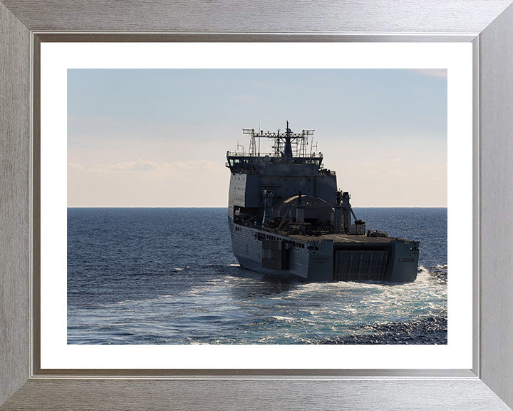 RFA Mounts Bay L3008 Royal Fleet Auxiliary Bay class auxiliary dock landing ship Photo Print or Framed Print - Hampshire Prints