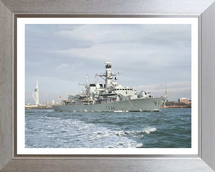 HMS Iron Duke F234 Royal Navy Type 23 frigate Photo Print or Framed Print - Hampshire Prints