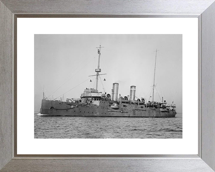 HMS Bonaventure (1892) Royal Navy  Astraea class cruiser Photo Print or Framed Photo Print - Hampshire Prints