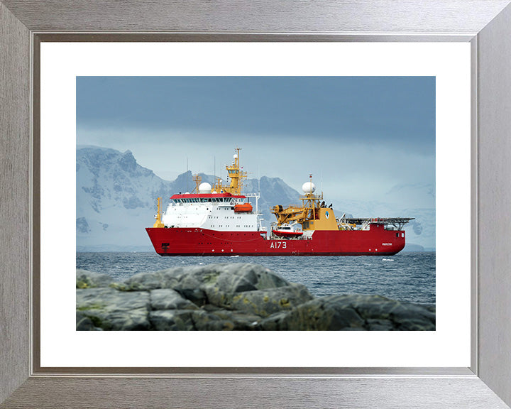 HMS Protector A173 Royal Navy Ice patrol ship Photo Print or Framed Print - Hampshire Prints