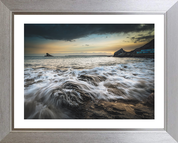 Meadfoot Beach Torquay Devon Photo Print - Canvas - Framed Photo Print - Hampshire Prints