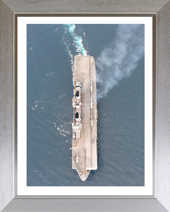 HMS Illustrious R06 Royal Navy Invincible class Aircraft Carrier Photo Print or Framed Print - Hampshire Prints