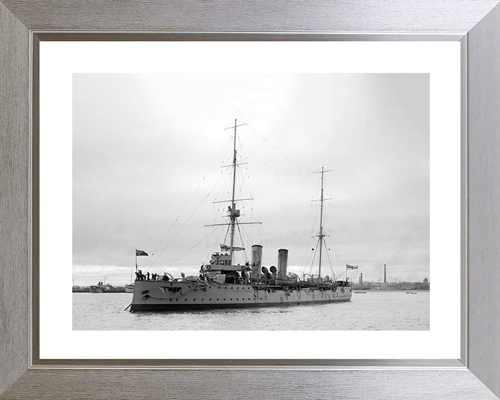 HMS Pioneer (1898) Royal Navy Pelorus class cruiser Photo Print or Framed Print - Hampshire Prints