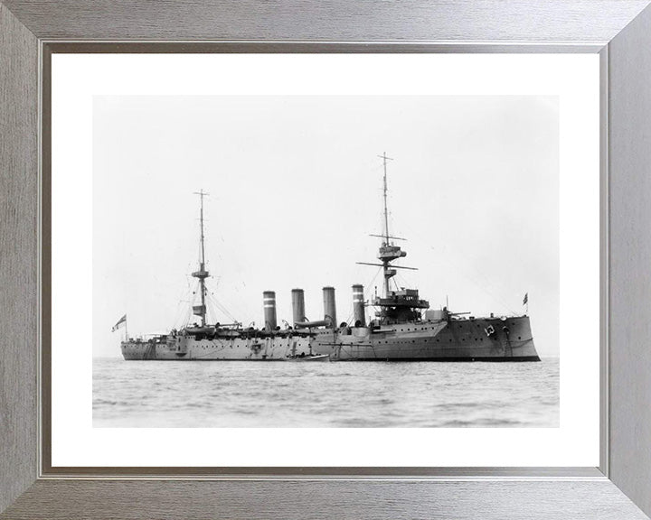 HMS Hampshire (1903) Royal Navy Devonshire class cruiser Photo Print or Framed Print - Hampshire Prints