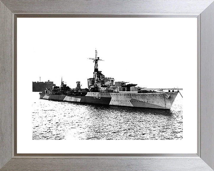 HMS Tartar G43 (F43) Royal Navy Tribal class Destroyer Photo Print or Framed Print - Hampshire Prints