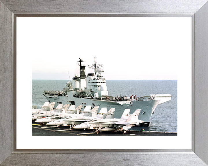 HMS Illustrious R06 Royal Navy Invincible class Aircraft Carrier Photo Print or Framed Print - Hampshire Prints