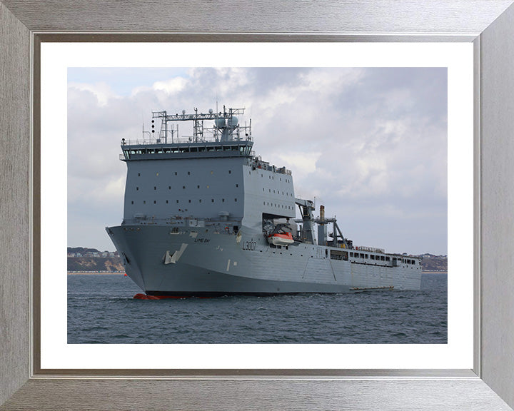 RFA Lyme Bay L3007 Royal Fleet Auxiliary Bay class auxiliary dock landing ship Photo Print or Framed Print - Hampshire Prints