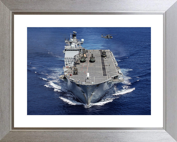 HMS Ocean L12 Royal Navy Helicopter Carrier Photo Print or Framed Photo Print - Hampshire Prints