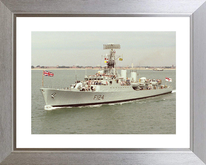 HMS Zulu F124 Royal Navy Tribal class frigate Photo Print or Framed Print - Hampshire Prints