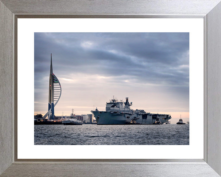 HMS Ocean L12 Royal Navy helicopter carrier Photo Print or Framed Print - Hampshire Prints