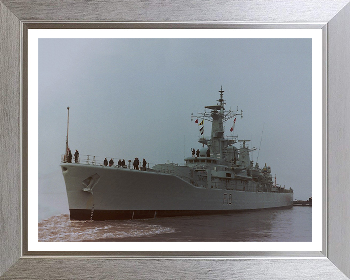 HMS Galatea F18 Royal Navy Leander Class Frigate Photo Print or Framed Print - Hampshire Prints