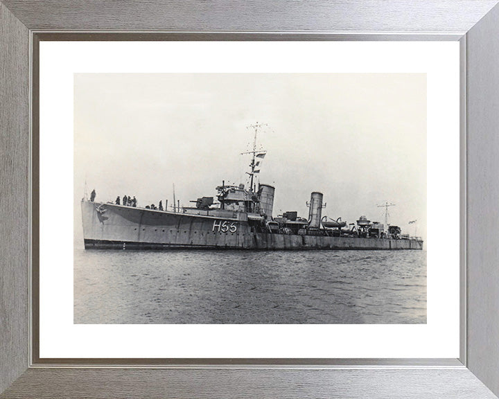 HMS Toreador H55 Royal Navy S class destroyer Photo Print or Framed Print - Hampshire Prints