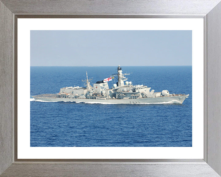 HMS Marlborough F233 Royal Navy type 23 Frigate Photo Print or Framed Print - Hampshire Prints