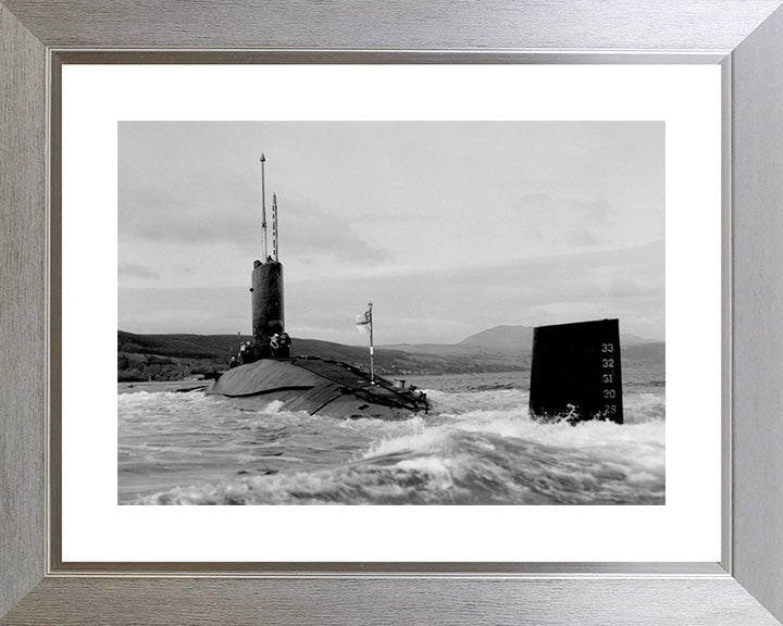 HMS Courageous S50 Royal Navy Valiant class Submarine Photo Print or Framed Print - Hampshire Prints