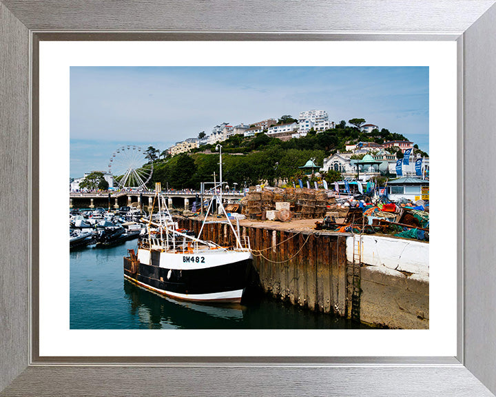 Torquay Devon waterfront in summer Photo Print - Canvas - Framed Photo Print - Hampshire Prints