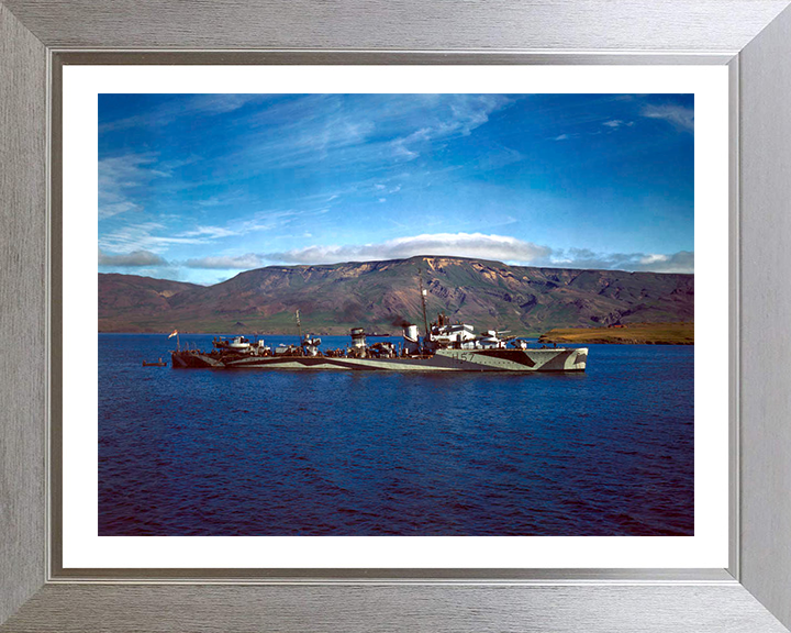 HMS Hesperus H57 Royal Navy H class Destroyer Photo Print or Framed Print - Hampshire Prints