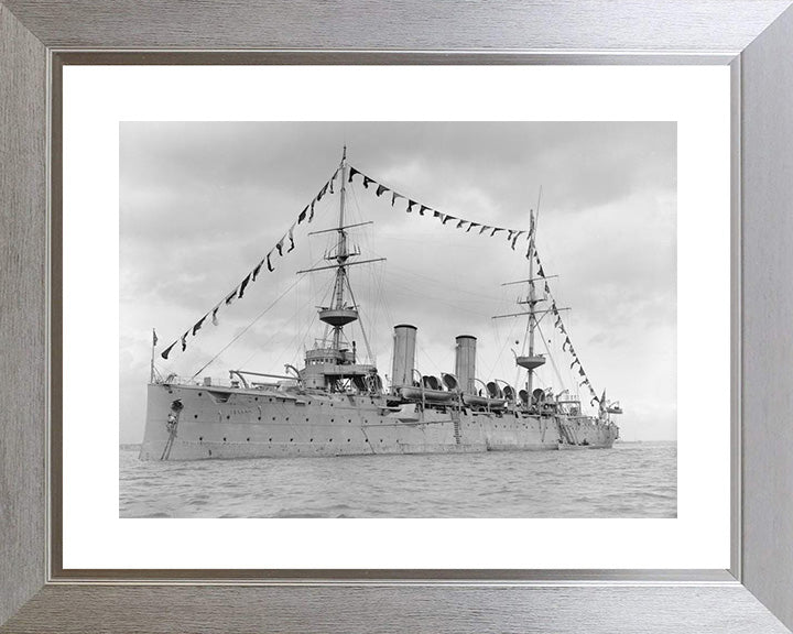 HMS Venus (1895) Royal Navy eclipse Class protected cruiser Photo Print or Framed Print - Hampshire Prints