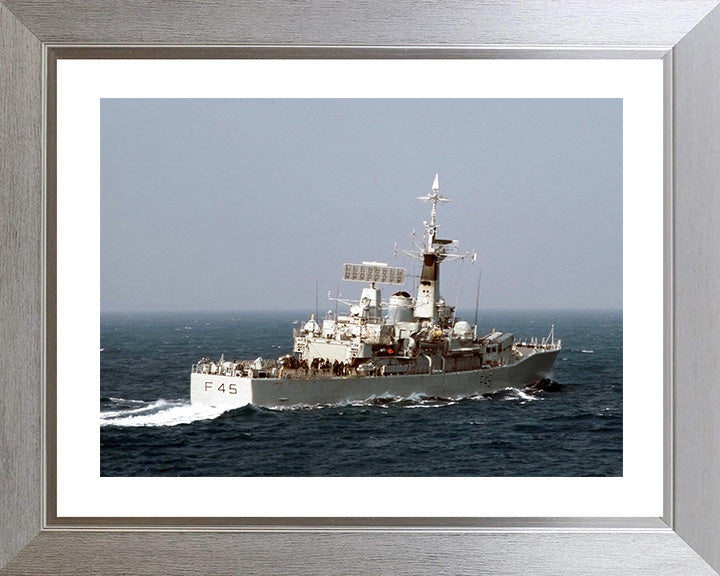 HMS Minerva F45 Royal Navy Leander class Frigate Photo Print or Framed Print - Hampshire Prints