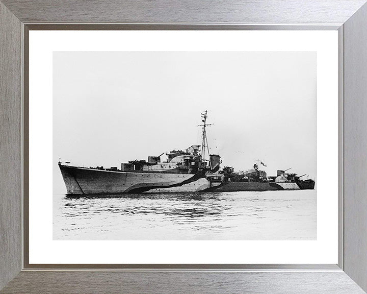 HMS Queenborough G70 Royal Navy Q class destroyer Photo Print or Framed Print - Hampshire Prints