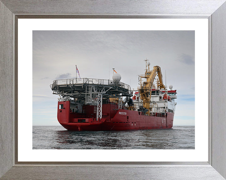 HMS Protector A173 Royal Navy Ice patrol ship Photo Print or Framed Print - Hampshire Prints