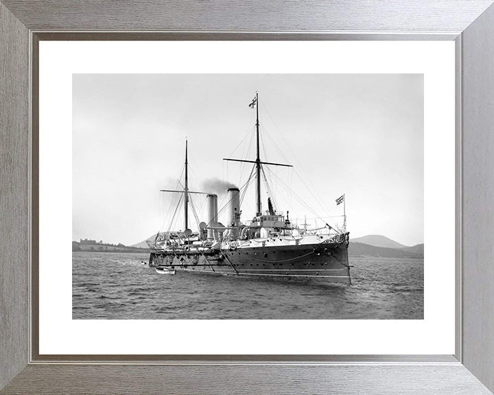 HMS Royal Arthur (1891) Royal Navy Edgar class cruiser Photo Print or Framed Photo Print - Hampshire Prints