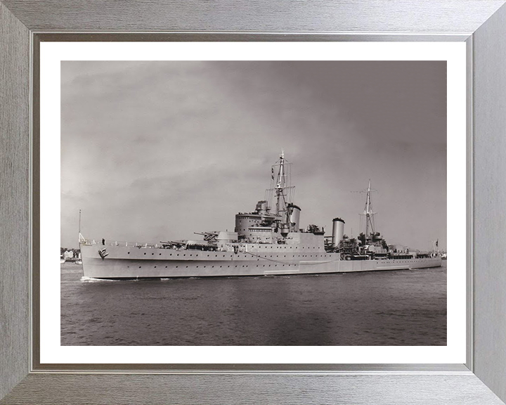 HMS Glasgow C21 Royal Navy Town class light cruiser Photo Print or Framed Print - Hampshire Prints