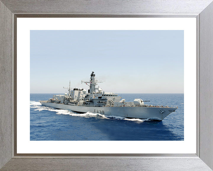 HMS Northumberland F238 Royal Navy type 23 Frigate Photo Print or Framed Print - Hampshire Prints