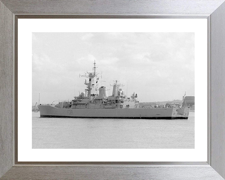 HMS Naiad F39 Royal Navy Leander class frigate Photo Print or Framed Photo Print - Hampshire Prints