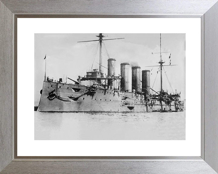 HMS Leviathan (1901) Royal Navy Drake class armoured cruiser Photo Print or Framed Photo Print - Hampshire Prints