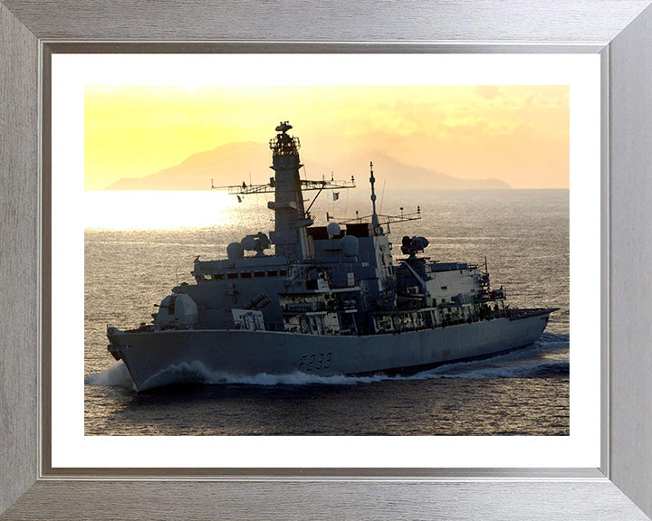 HMS Marlborough F233 Royal Navy type 23 Frigate Photo Print or Framed Print - Hampshire Prints