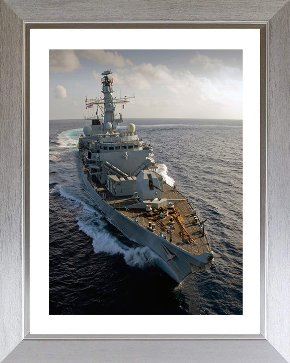 HMS Monmouth F235 Royal Navy type 23 Frigate Photo Print or Framed Print - Hampshire Prints