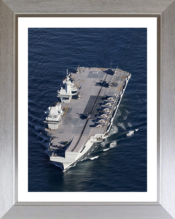 HMS Prince of Wales R09 | Photo Print | Framed Print | Queen Elizabeth Class | Aircraft Carrier | Royal Navy