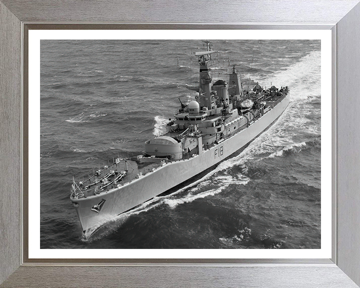 HMS Galatea F18 Royal Navy Leander Class Frigate Photo Print or Framed Print - Hampshire Prints