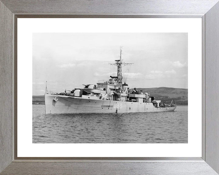 HMS Opossum U33 Royal Navy Black Swan Class sloop Photo Print or Framed Print - Hampshire Prints