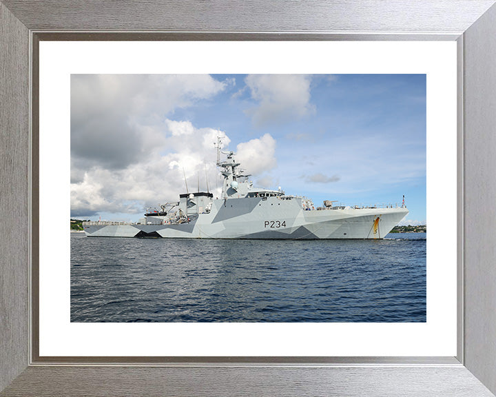 HMS Spey P234 Royal Navy River class offshore patrol vessel Photo Print or Framed Print - Hampshire Prints