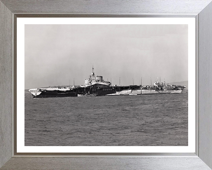 HMS Formidable 67 Royal Navy Illustrious class Aircraft Carrier Photo Print or Framed Print - Hampshire Prints