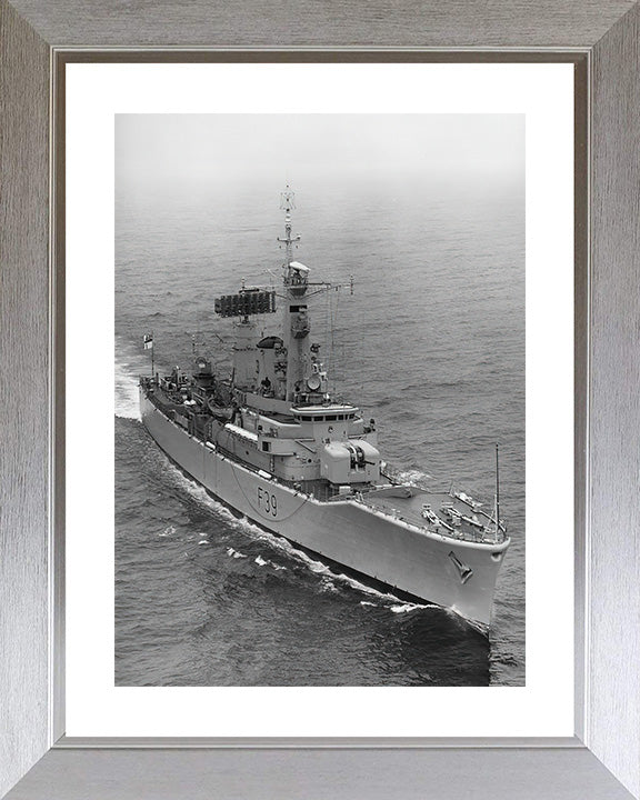 HMS Naiad F39 Royal Navy Leander class frigate Photo Print or Framed Photo Print - Hampshire Prints