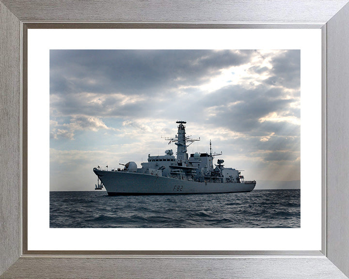 HMS Somerset F82 Royal Navy type 23 Frigate Photo Print or Framed Print - Hampshire Prints