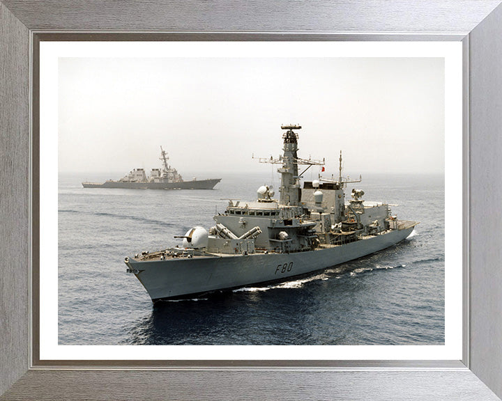 HMS Grafton F80 Royal Navy type 23 Frigate Photo Print or Framed Print - Hampshire Prints