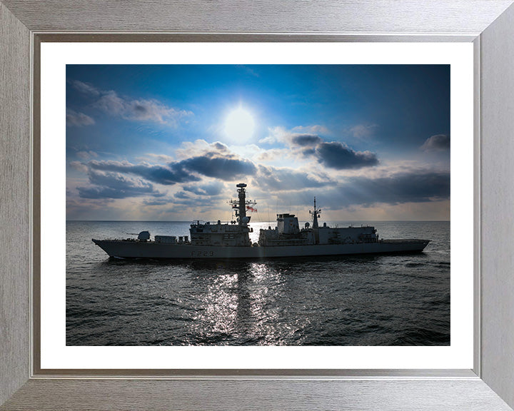 HMS Lancaster F229 Royal Navy Type 23 frigate Photo Print or Framed Print - Hampshire Prints