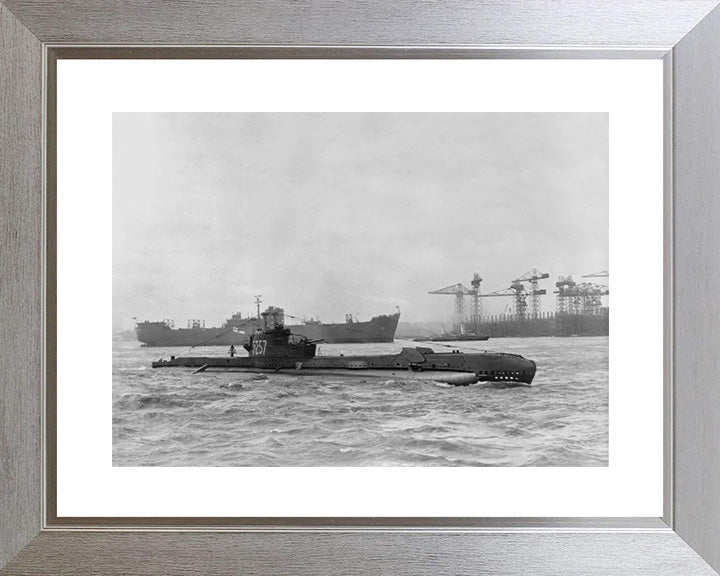 HMS Saga P257 Royal Navy S class submarine Photo Print or Framed Print - Hampshire Prints