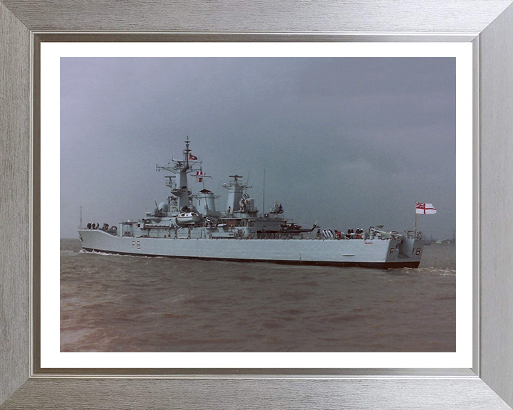 HMS Galatea F18 Royal Navy Leander Class Frigate Photo Print or Framed Print - Hampshire Prints