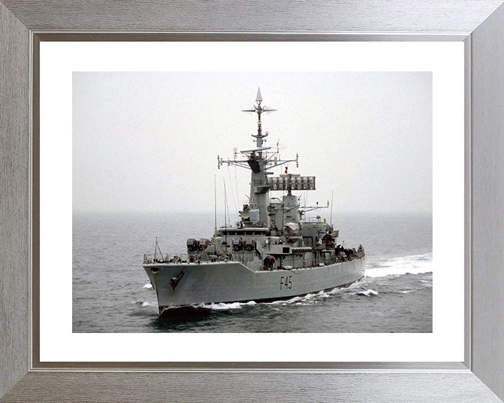 HMS Minerva F45 Royal Navy Leander class Frigate Photo Print or Framed Print - Hampshire Prints