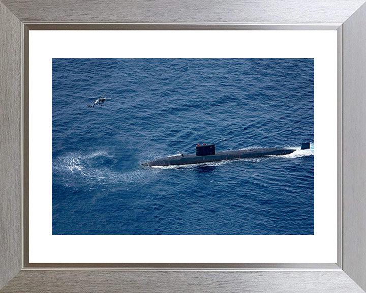 HMS Trenchant S91 Royal Navy Trafalgar class Submarine Photo Print or Framed Print - Hampshire Prints