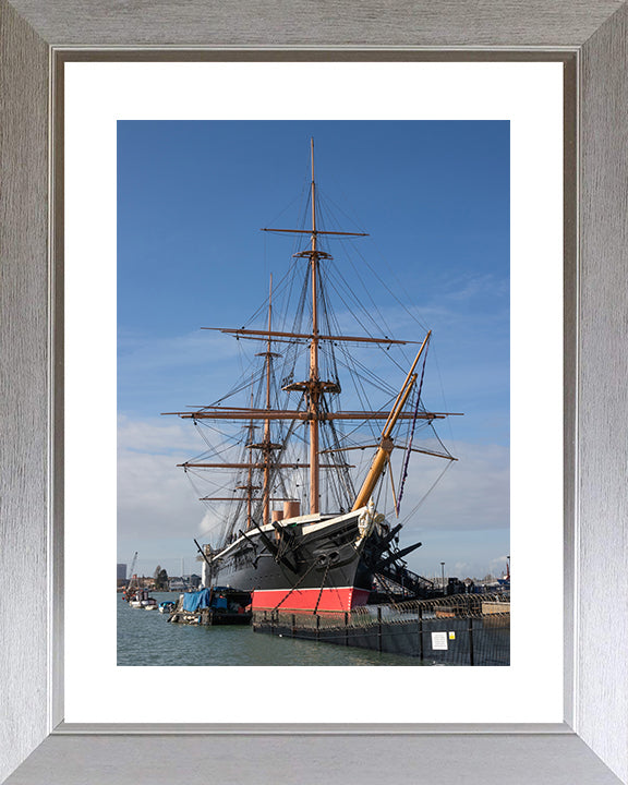 HMS Warrior 1860 | Photo Print | Framed Print | Poster | Steam-powered Armoured Frigate | Royal Navy - Hampshire Prints