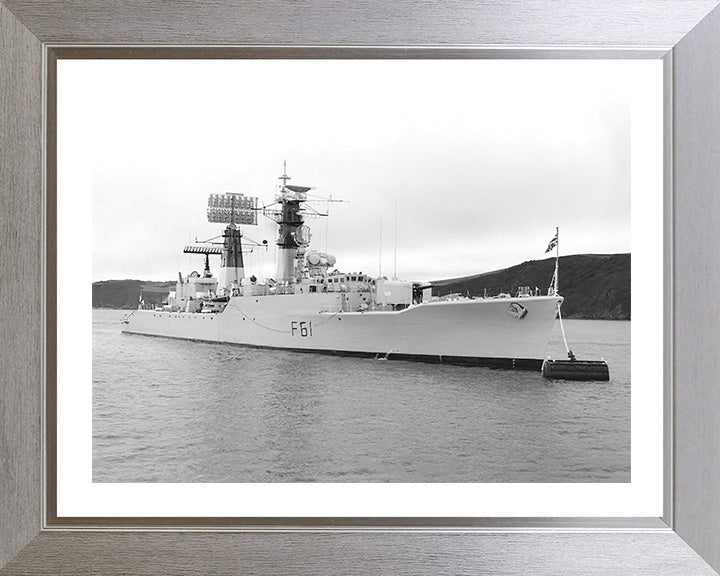 HMS Llandaff F61 Royal Navy Salisbury class Frigate Photo Print or Framed Print - Hampshire Prints